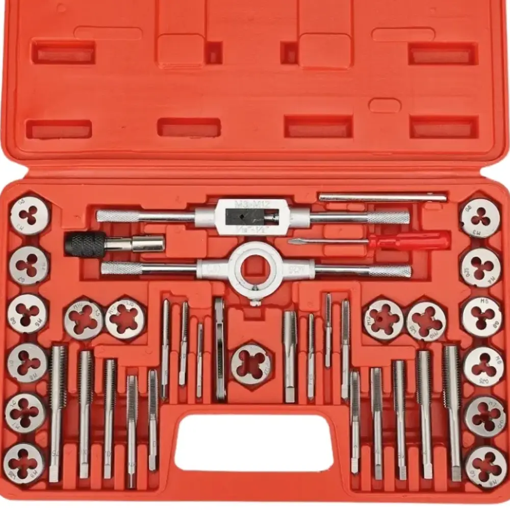 Kit para Rosquear com 40 peças 3 a 12mm 940003 Rocast